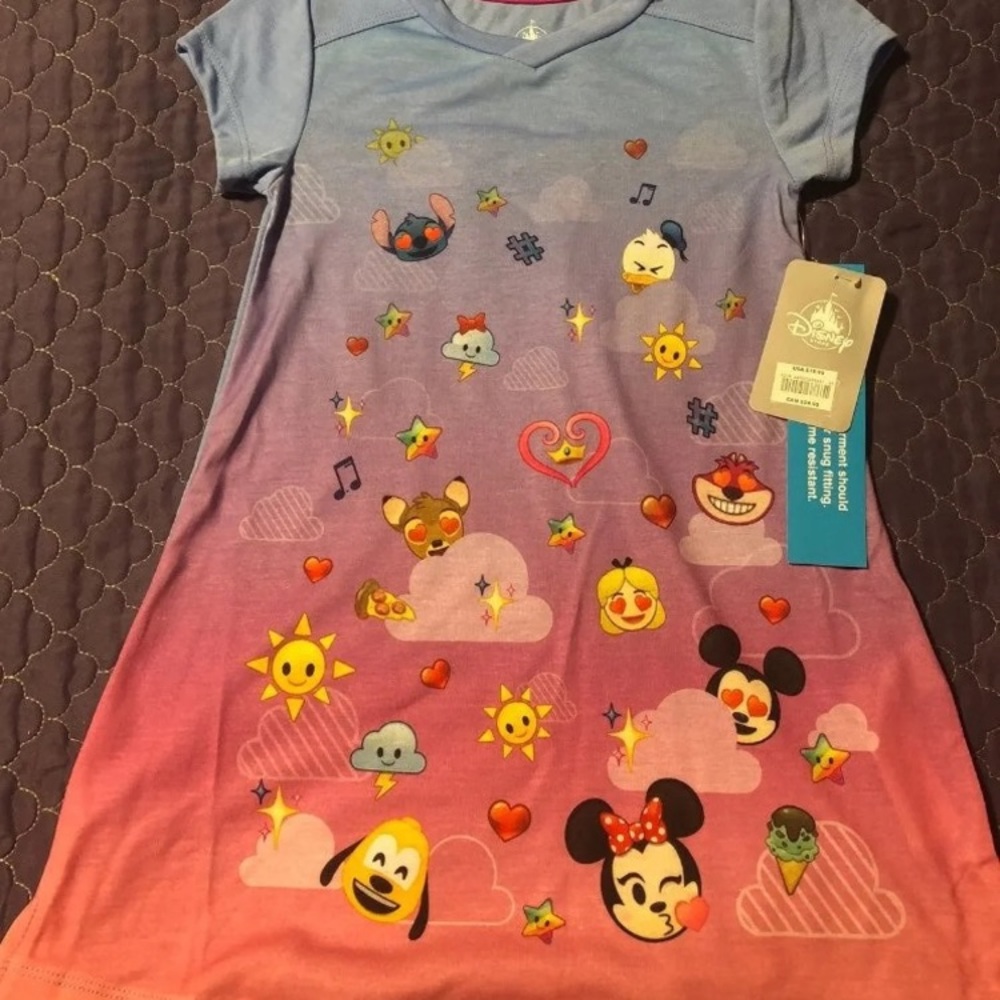 Girls Emoji Disney Nightgown